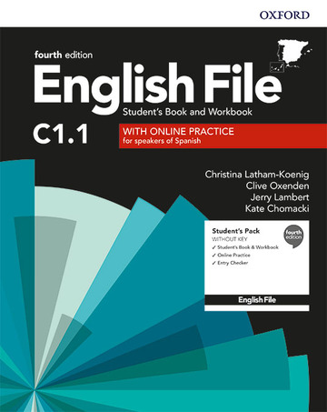 English file 4th edition c1.1. student''s book and workbook without key pack