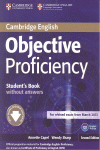 Objective Proficiency Student's Book without Answers with Downloadable Software 2nd Edition