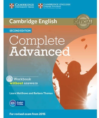 Complete advanced workbook without answers with audio cd 2nd edition 