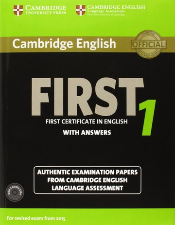 Cambridge english first 1 for revised exam from 2015 student''s book pack (studen 