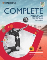 Complete preliminary for schools teacher''s book with downloadable resource pack