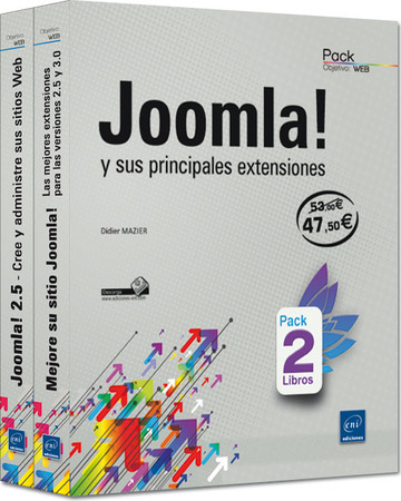 Joomla! 2.5 Pack de 2 libros: Joomla! Y sus principales extensiones