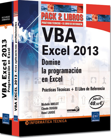 VBA Excel 2013 Pack 2 libros: Domine la programacin en Excel