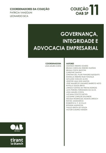Governana, Integridade e Advocacia Empresarial - Coleo OAB SP Volume 11