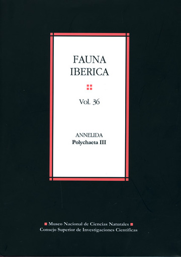 Fauna ibrica. Vol. 36. Annelida polychaeta III