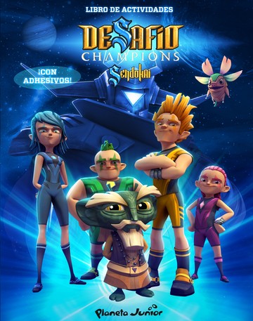 Desafo champions sendokai. libro de actividades con pegatinas
