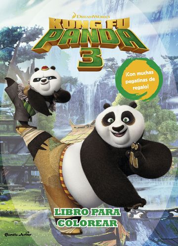 Kung fu panda 3. libro para colorear 