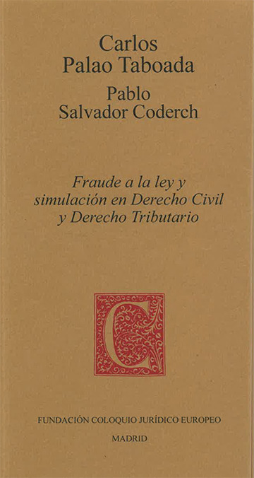 Fraude a la ley y  simulacin en derecho civil  y derecho tributario