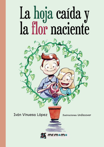 La hoja cada y la flor naciente