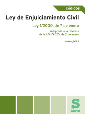 Ley de Enjuiciamiento Civil. Ley 1/2000, de 7 de enero
