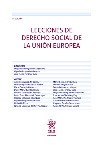 Lecciones de Derecho Social de la Unin Europea 2 Edicin