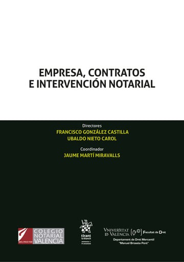 Empresa, contratos e intervencin notarial