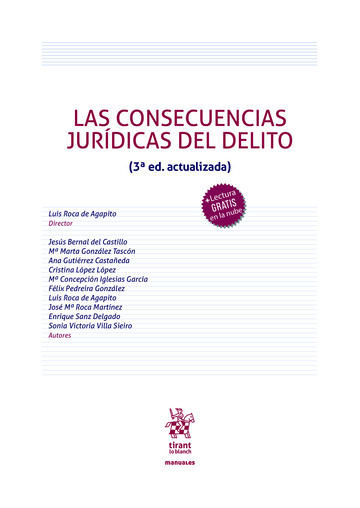 Las consecuencias jurdicas del delito (3 ed. actualizada)