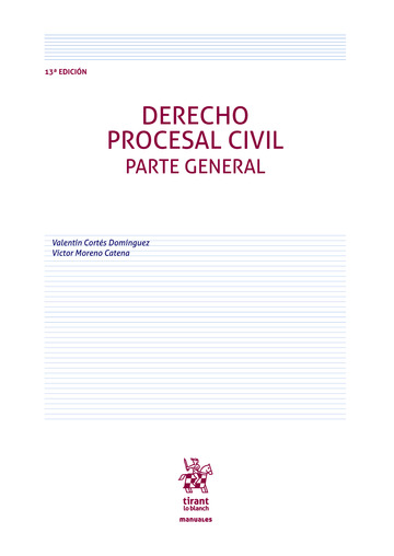 Derecho Procesal Civil. Parte General 13 Edicin