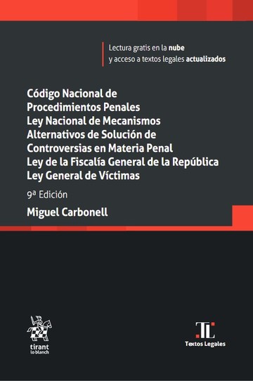 Cdigo Nacional de Procedimientos Penales Ley Nacional de Mecanismos Alternativos de Solucin de Controversias en Materia Penal.