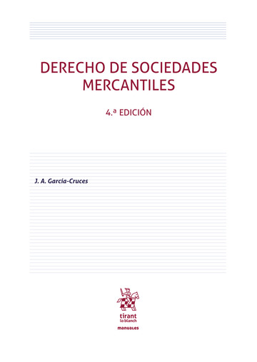 Derecho de sociedades mercantiles 4 Edicin 2025