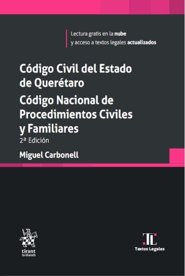 Cdigo Civil del Estado de Quertaro. Cdigo Nacional de Procedimientos Civiles y Familiares 2 edicin