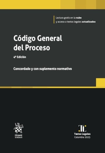 Cdigo General del Proceso 4 Edicin. Concordado y con suplemento normativo