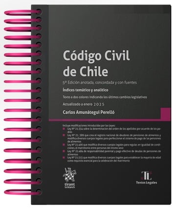 PREVENTA Cdigo Civil de Chile 2025 5 Edicin anotada, concordada y con fuentes. ndices temtico y analtico.