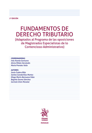 Fundamentos de Derecho Tributario 2 Edicin (Adaptados al Programa de las oposiciones