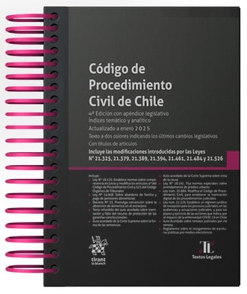 PREVENTA Cdigo de Procedimiento Civil de Chile 2025 4 Edicin con apndice legislativo. ndices temtico y analtico