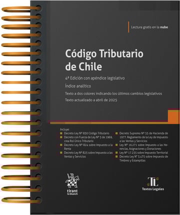 Cdigo Tributario de Chile 4 Edicin con apndice legislativo