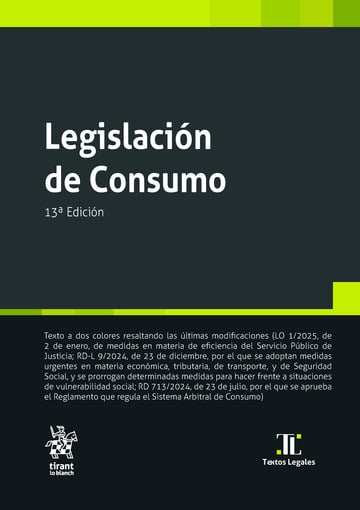 Legislacin de Consumo 13 Edicin