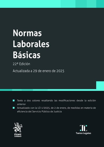 Normas Laborales Bsicas 22 Edicin Actualizada a 29 de enero de 2025