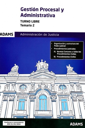 Gestion Procesal Y Administrativa ( Turno Libre) - Temario 2