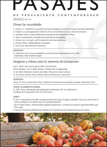 Pensar las necesidades / Imgenes y vietas para la memoria del franquismo