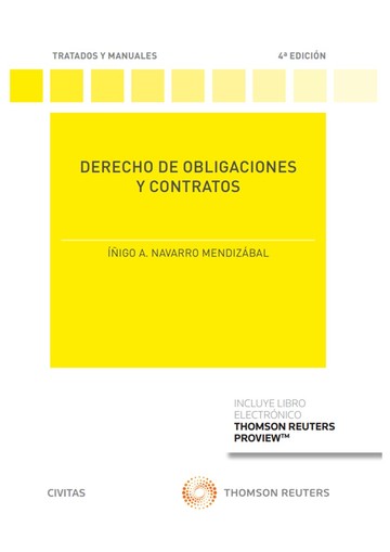 DERECHO DE OBLIGACIONES Y CONTRATOS (PAPEL + E-BOOK) 4ED