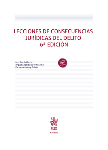 Lecciones de Consecuencias Jurídicas del Delito 6ª Edición