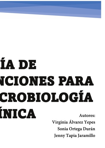 Gua de tinciones para microbiologa clnica