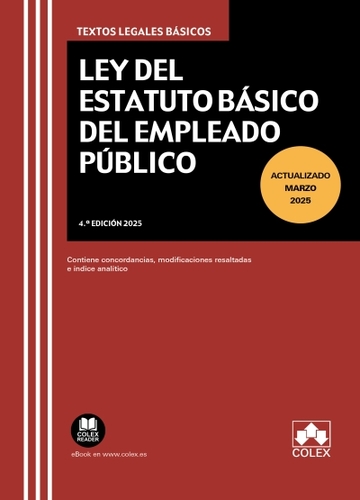 Ley del estatuto bsico del empleado pblico 4 ed 2025