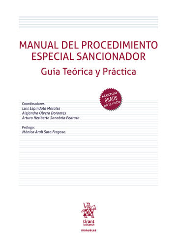Manual del procedimiento especial sancionador. Gua Terica y Prctica
