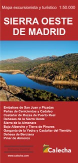 Sierra Oeste De Madrid. Mapa Excursionista Y Turstico