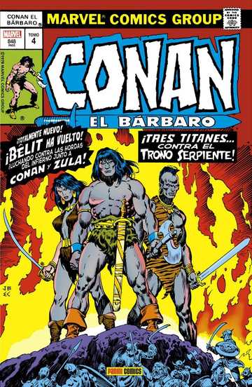 Marvel gold omnibus conan el brbaro. la etapa marvel original 4