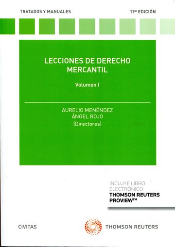 Lecciones de Derecho Mercantil volumen I 19 Edicin