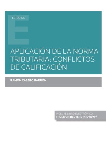  Aplicacin de la norma tributaria: Conflictos de calificacin
