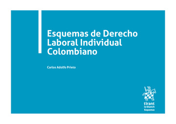 Esquemas de Derecho Laboral Individual Colombiano
