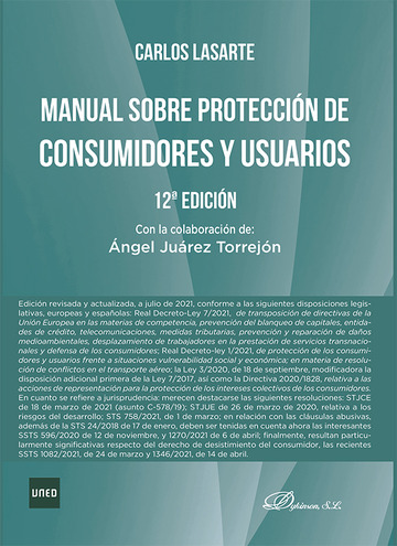 MANUAL SOBRE PROTECCIN DE CONSUMIDORES Y USUARIOS 12 Ed.