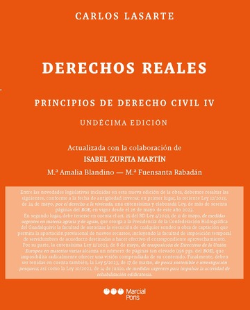 Principios de Derecho Civil. Tomo IV. Derechos reales