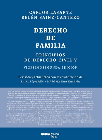 Principios de Derecho Civil. Tomo V. Derecho de familia