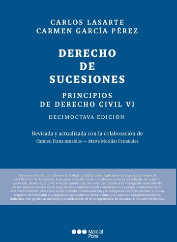 Principios de Derecho civil. Tomo VI Sucesiones