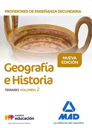 Profesores de enseanza secundaria geografa e historia temario volumen 2