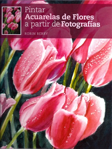 Pintar acuarelas de flores a partir de fotografas