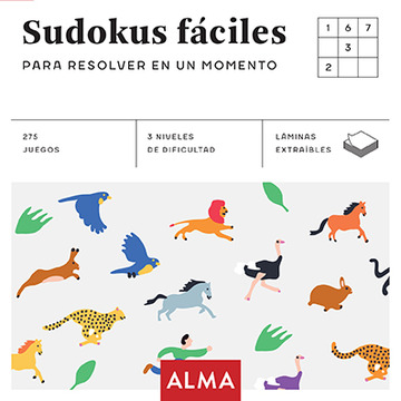 Sudokus fciles para resolver en un momento (cuadrados de diversin)