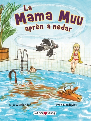 La Mama Muu aprn a nedar