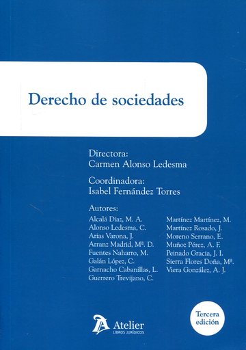 Derecho de sociedades 3-ed 2017