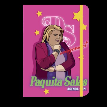 Agenda anual bolsillo 2021 Paquita Salas
